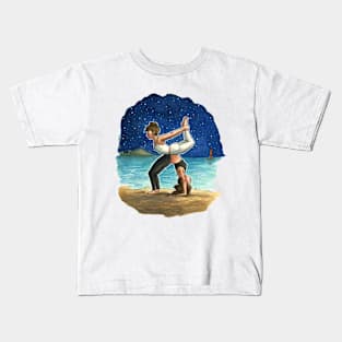 Yin and yang Yoga Kids T-Shirt